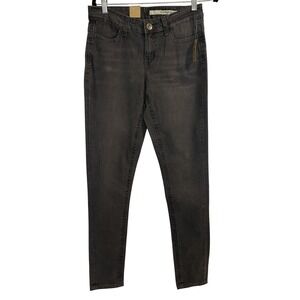 DKNY Jeans Women's Gray Wash Denim Skinny Leg Stretch Pants Size 6R‎